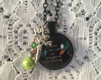 Peter Pan Charm Necklace/Peter Pan Jewelry/Peter Pan/Peter Pan Pendant