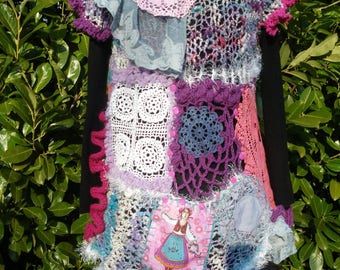 original tunic and asymmetrical "Odile"