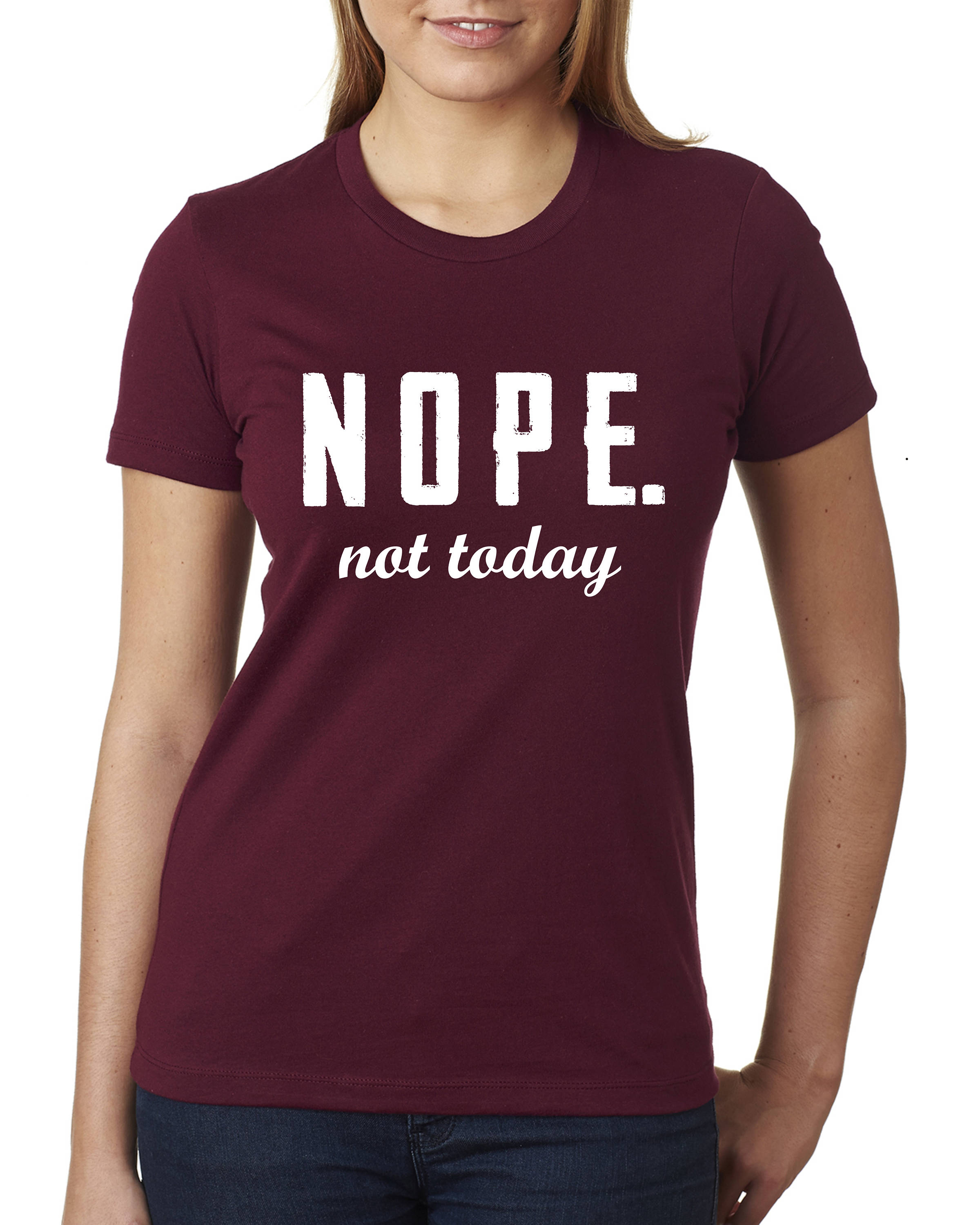 Nope. Not Today Women's T-Shirt V-Neck Tank Gift