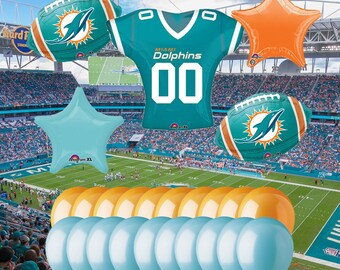 Miami Dolphins 25 Piece Balloon Set