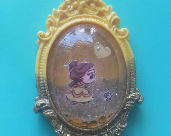 Disney belle-the beauty and the beast resin cammeo original violetheartshop