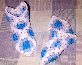 Crochet slipper socks