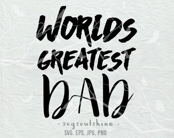 Download Greatest dad svg | Etsy