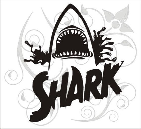 Shark Svg Shark Cutout Vector Cricut Silhouette Cameo