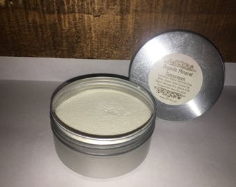 Organic Mineral Sunscreen