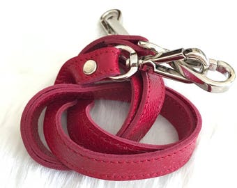 Leather handles