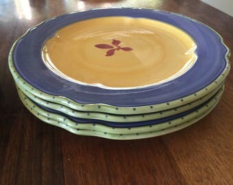 Pfaltzgraff Pistoulet Dinner Plates Set of 4