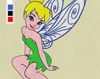 Tinkerbell Embroidery Design, Fairy Embroidery Design, Disney Fairy Embroidery Design, Baby Embroidery Design, Girl embroidery design, Set