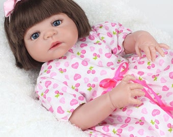 22 Inch Full Body Silicone Reborn Baby Doll-----DHL SHIPPING
