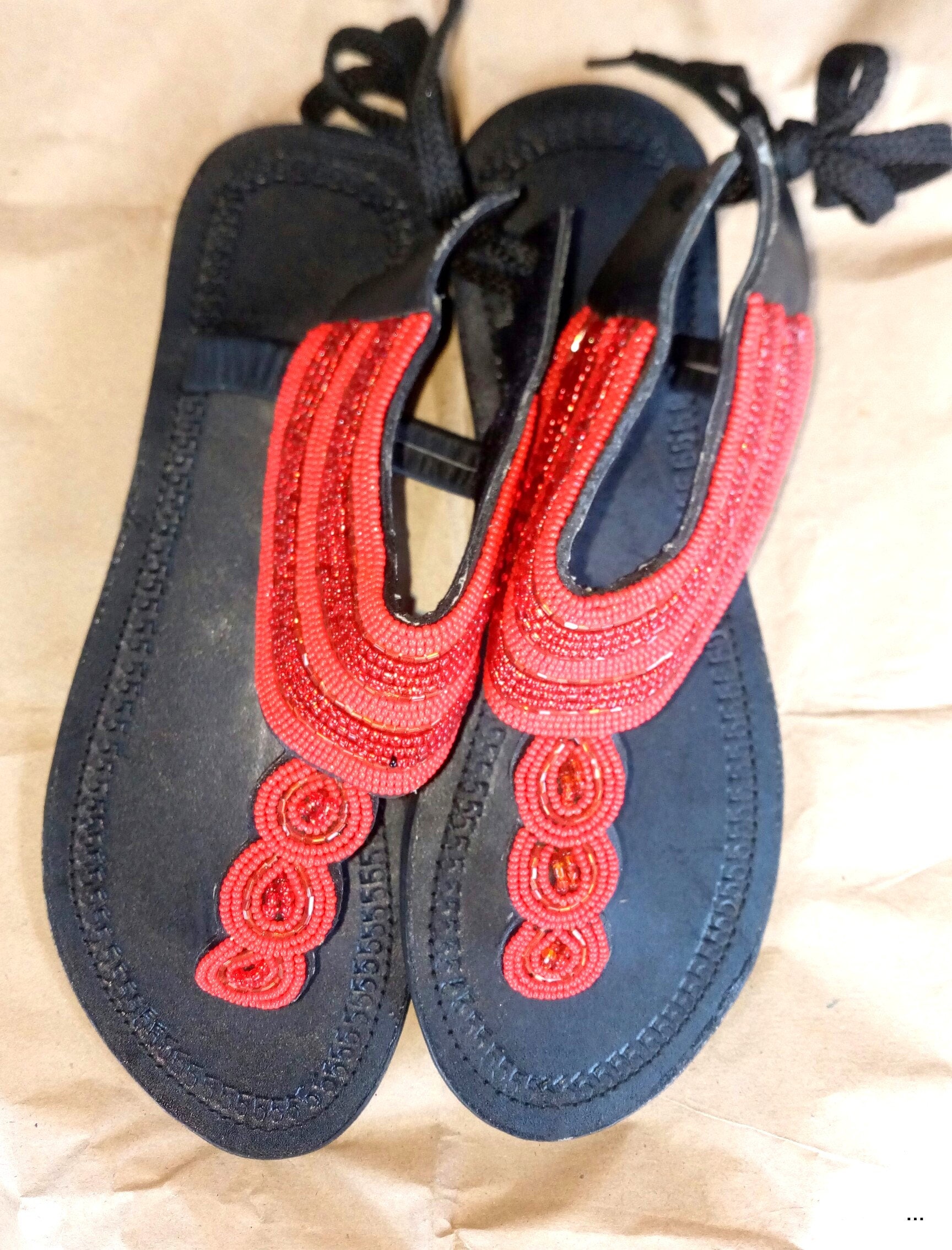 cute beaded sandals