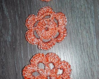 (1) set of 15 miniature crochet