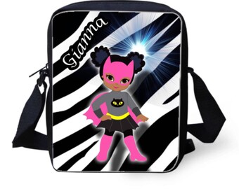 Custom Melanin Black Girl Magic Crossbody Purse
