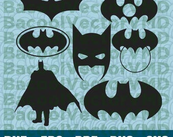 Batman SVG Pack - Batman Clipart - Batman Cut Files - SVG Files For Silhouette - Files For Cricut - Cuttable design