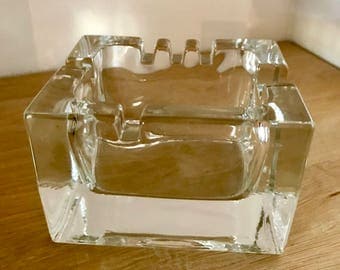 Kaj Franck Cigaro Ashtray - Finnish Vintage Glass Design from Arabia, Finland