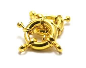 10 lobster buoys, 15 mm, gold