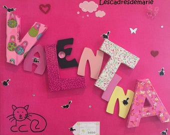 Children's room decor custom names