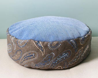 Felted wool stone Floor cushions Pouf Floor pillows