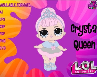 Download LOL Surprise Doll Prints for Canvas Fabric Hair Bow Making