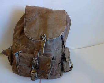 Sac à dos cuir voyage