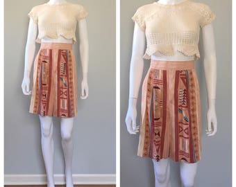 Vintage tribal print shorts Highwaist shorts