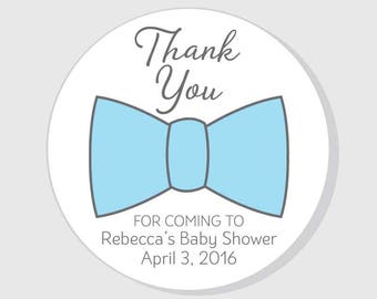 Thank you for coming to my baby shower' 60mm stickers