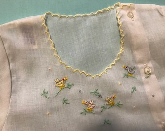 Vintage Diaper Shirt, Newborn Diaper Shirt, Baby Diaper Shirt, Unisex Baby Clothing, Duck Diaper Pins
