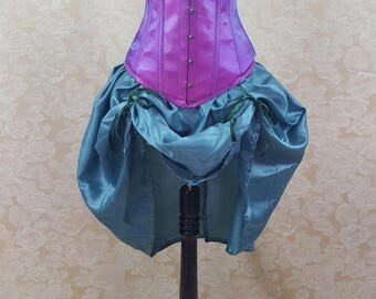 SALE Sea Green Knee Length Bustle Skirt-One Size Fits All