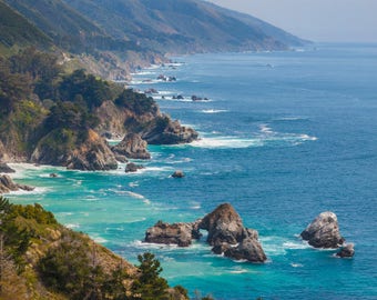 Custom Decal for Shawn, self adhesive -California-Big Sur--free US shipping