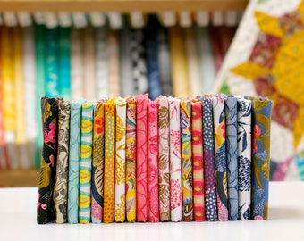 Floral Waterfall - Fat Eighth Fabric Bundle by Shannon Newlin - 19 prints