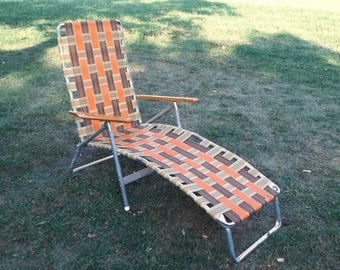 Vintage lawn chair | Etsy