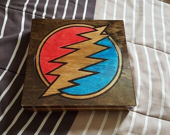 8" x 8" Grateful Dead pin box