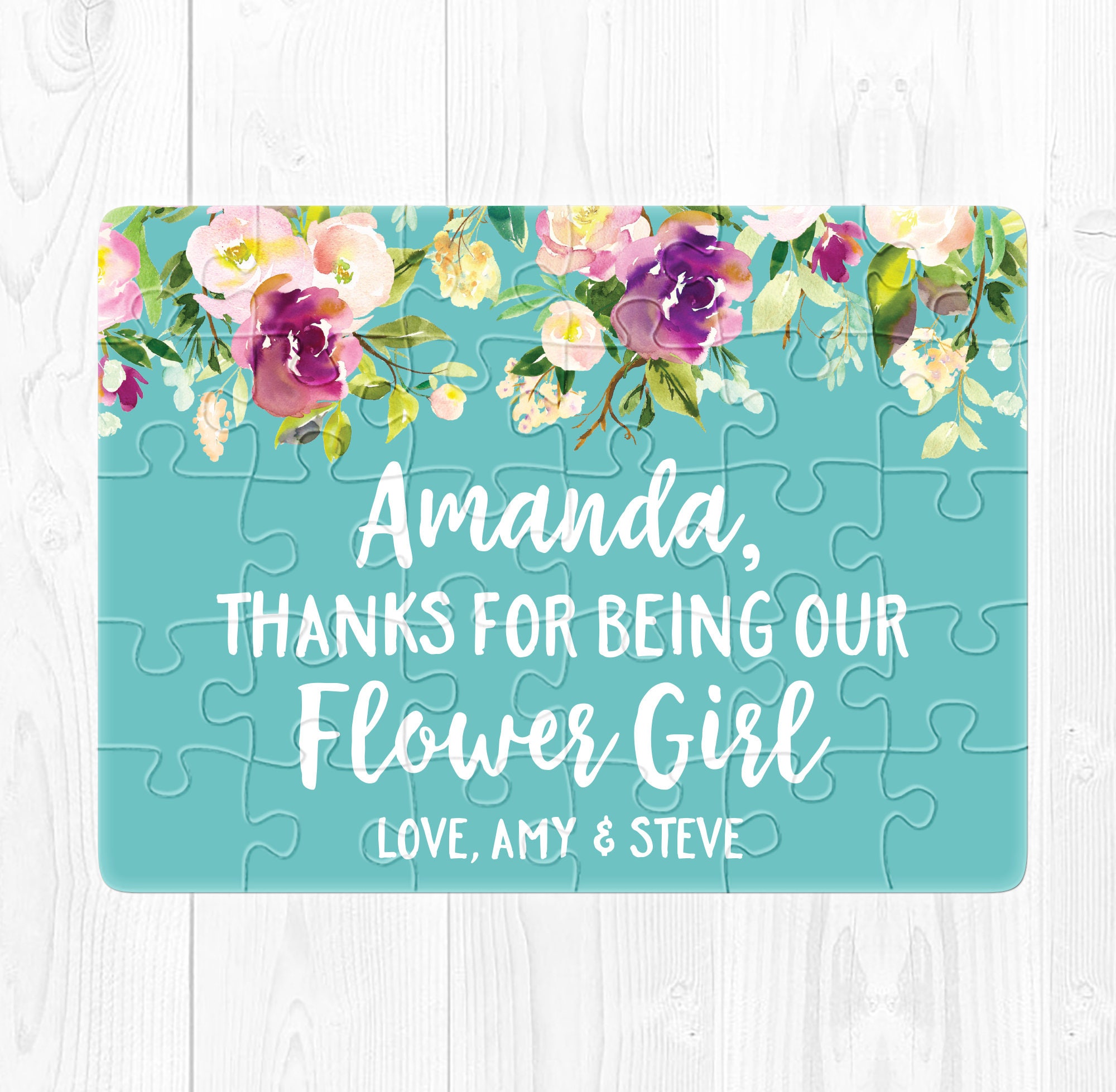 Flower Girl Gift Ideas Flower Girl Thank You Card Flower Girl