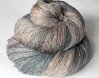 Into the Wild OOAK - Tussah Silk Lace Yarn