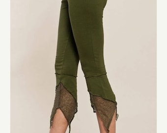 BIG SUMMER SALE 25% Off Leggings - Pointy Pixie leggings - burning man - Perfect Yoga Pants - Fairy Tights - women clothing