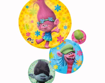 Trolls Party Decorations - Trolls Poppy Foil Balloon - 28" Oversized Birthday Balloon - Poppy Balloon - Poppy Decorations - Troll Poppy