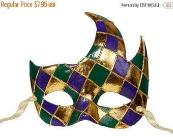 SUPPLY SALE Mardi Gras Mask MZ1030, Mardi Gras Decor, Mardi Gras Decorations, Mardi Gras Supplies