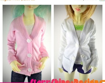 Thank You Sale 25% Off BJD MSD 1/4 Doll clothing - Cardigan - 20 Colors