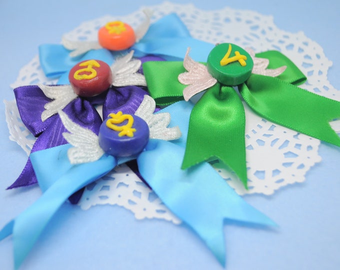 Sailor Moon Scouts Handmade Bows