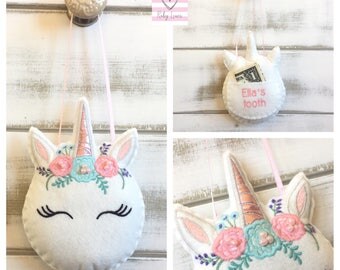 Personalized Tutu Tooth Fairy Pillow with Glitter Crown or