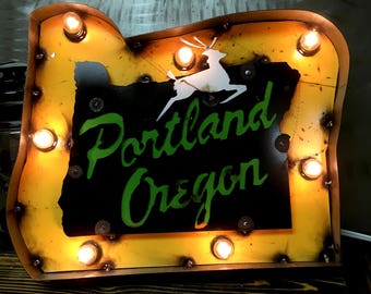 Portland Oregon Marquee Sign