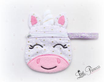 Unicorn Bag, Unicorn Pouch, Unicorn Zipper Pouch, Unicorn, Unicorn Zipper Bag