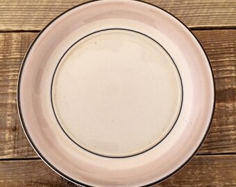 Vintage Set of 6 Mikasa Coral Jewelstone Stoneware Salad Dessert Plates