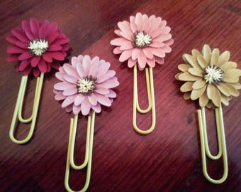 Daisy Planner Clip, Journaling Clip, Page Marker, Bookmark, Planner Accessory
