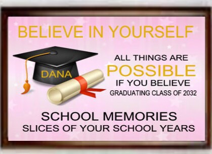School memories, keepsake box, photo box