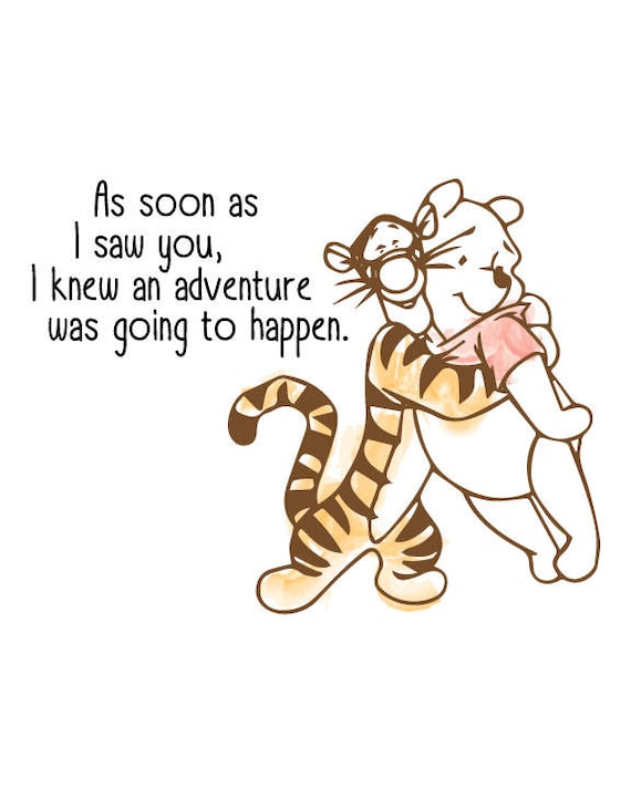 Items similar to Classic Winnie The Pooh Nursery Print on Etsy