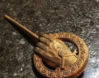 3D Printed Hand of the King pin