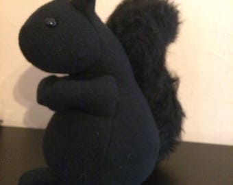 fake stuffed squirrel