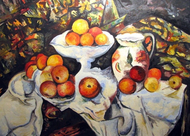 Set de table Cézanne Nature morte aux Pommes et aux