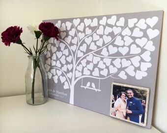 Wedding guest book alternative- wedding guest book personalised-Custom guest book- Guestbook wedding
