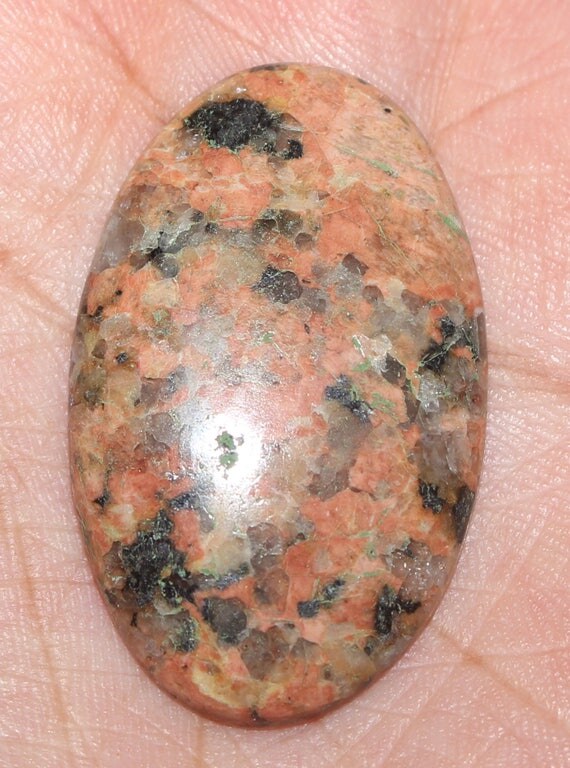 40off Amazing natural pink jasper oval cabochon 0015